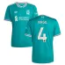 Liverpool VIRGIL 2025/26 Maillot Third - Vert