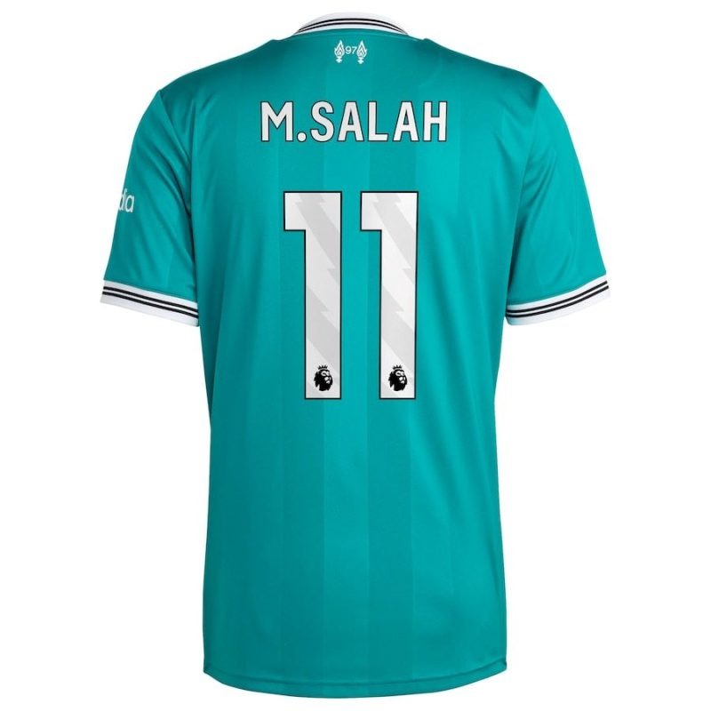 Liverpool M.SALAH 2025/26 Maglia Third - Verde