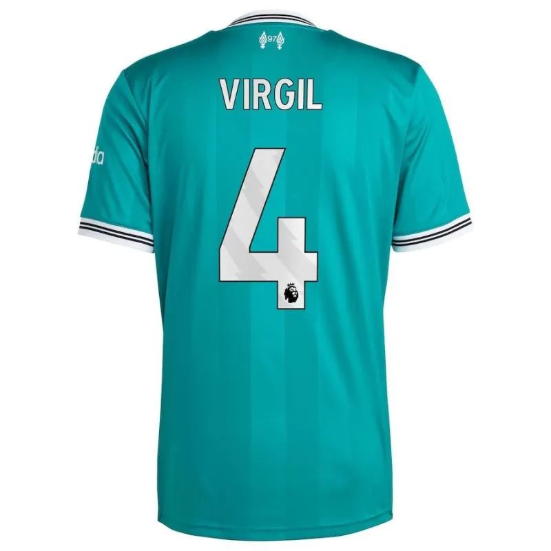 Liverpool VIRGIL 2025/26 Maglia Third Bambini - Verde