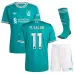 Liverpool M.SALAH 2025/26 Third Kids Kit - Green