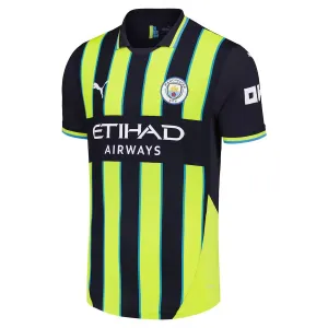 Maglia di trasferta della versione giocatore di Manchester City 2024/25 - Nero/Verde