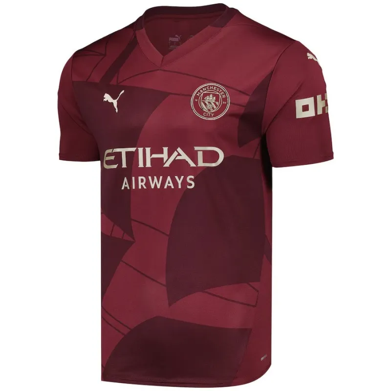 Troisième maillot de la version joueur de Manchester City 2024/25 - Bourdeaux