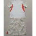 Manchester City Kinder Torwart-Trikot und Shorts 2024/25 - Weiß
