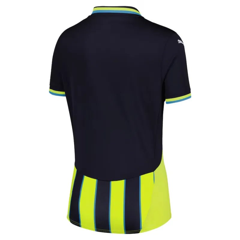 Camiseta de visita para mujeres de Manchester City 2024/25 - Negro / Verde