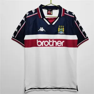 Maglia di trasferta retrò di Manchester City 1997-98 - Bianca