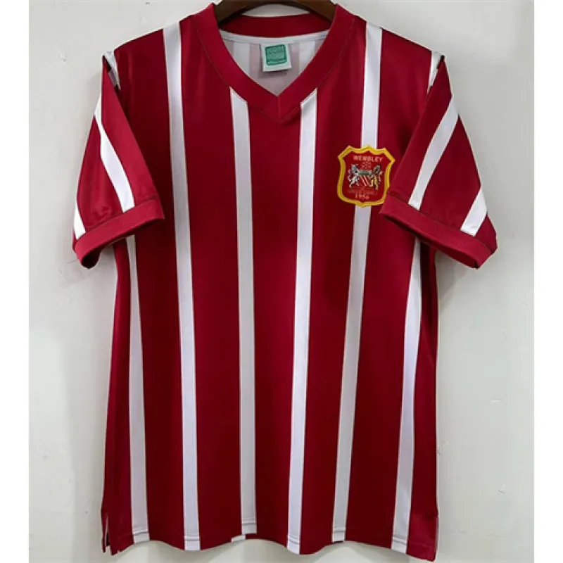 Manchester City 1956 Retro-Trikot - Rot