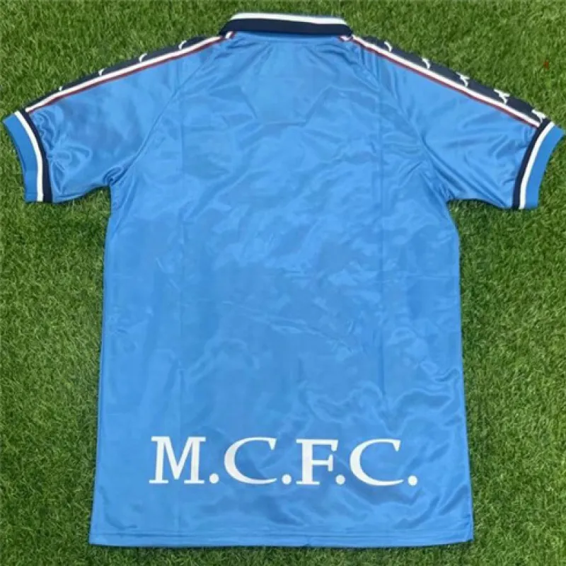 Manchester City 1988/89 Retro Home Jersey - Blue
