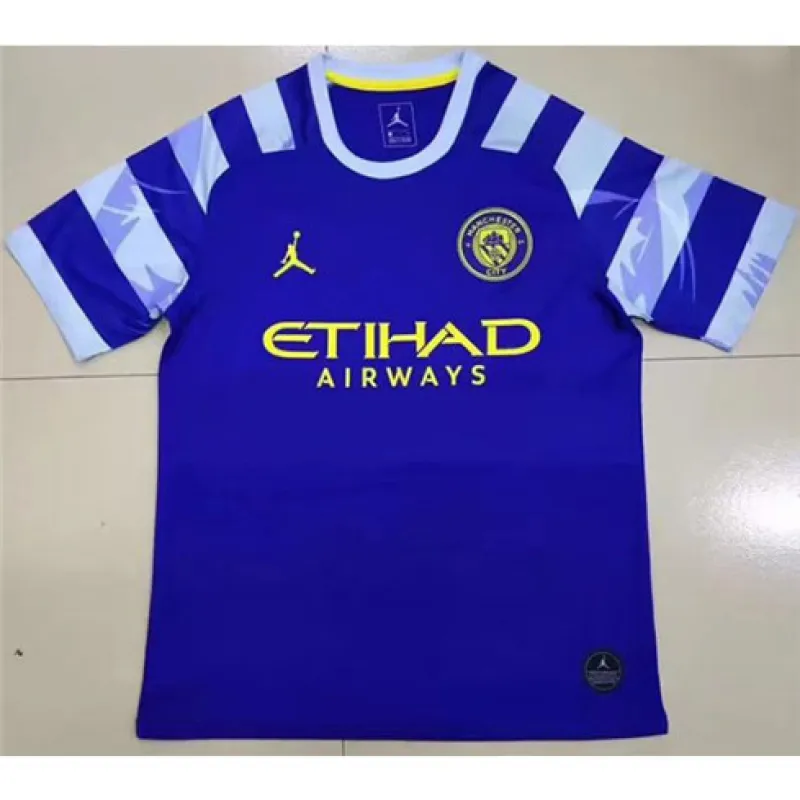 Manchester City Commemorative Retro Jersey - Blue