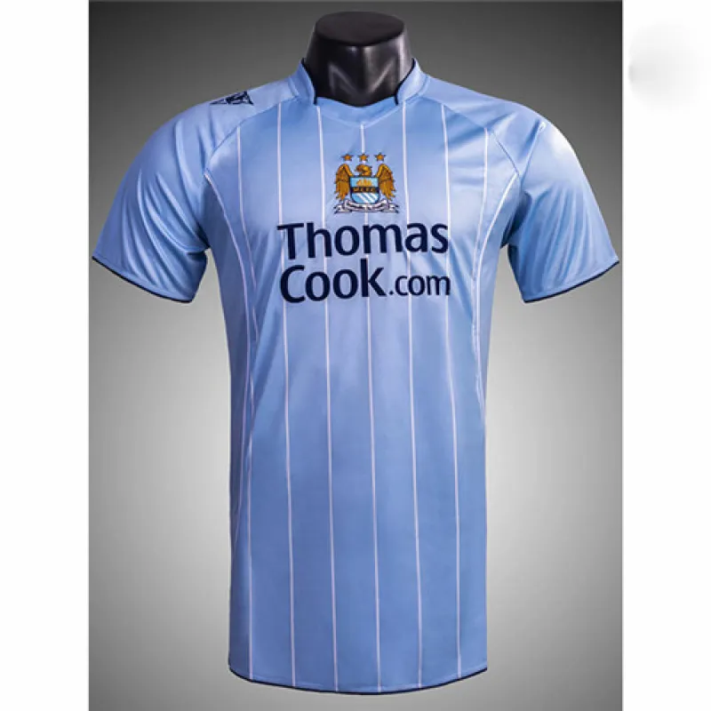 Manchester City 2007/08 Retro Home Jersey - Blue