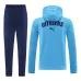Veste de sport à capuche de Manchester City 2024/25 - Bleu