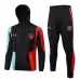 Giubbotto sportivo con cappuccio antivento di Manchester City 2024/25 - Nero