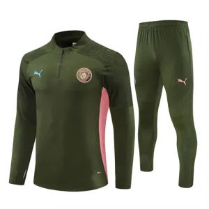 Abbigliamento sportivo di Manchester City 2024/25 - Verde militare