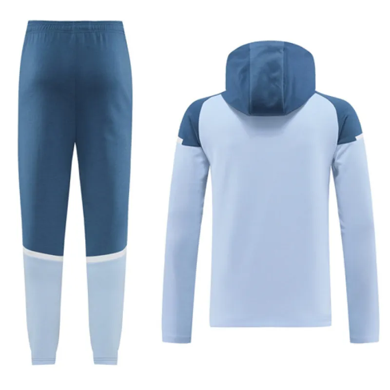 Veste de sport à capuche de Manchester City 2024/25 - Bleu