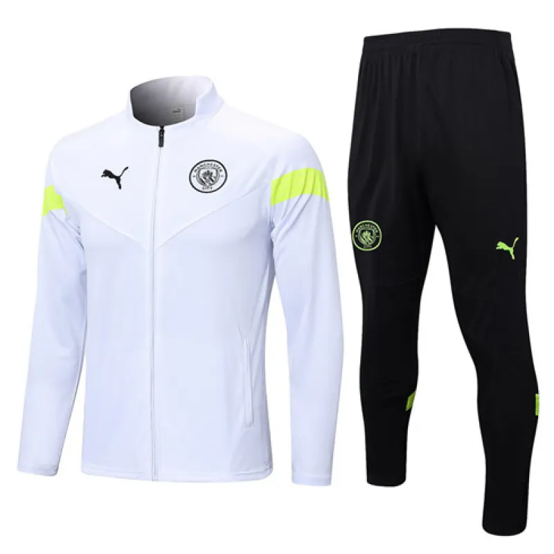 Veste de sport duveteuse de Manchester City 2022/23 - Blanc