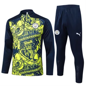 Manchester City 2024/25 Kids' Sports Wear - Yellow