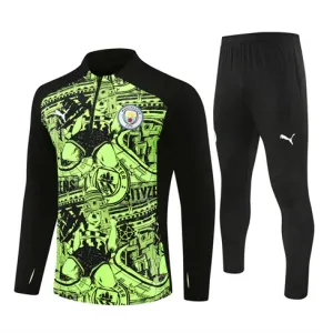 Manchester City 2024/25 Kids' Sports Wear - Green