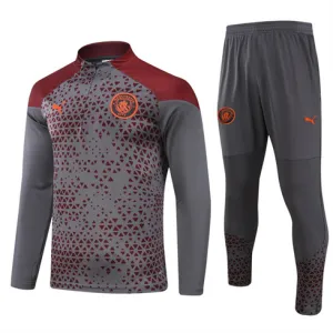 Manchester City 2024/25 Kids' Sports Wear - Gray