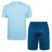 Camiseta y pantalones cortos de entrenamiento de Manchester City 2024/25 - Azul