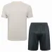 T-shirt et shorts d'entraînement de Manchester City 2024/25 - Abricot
