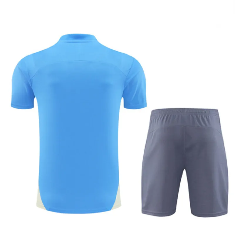 Camiseta y pantalones cortos de entrenamiento de Manchester City 2024/25 - Azul