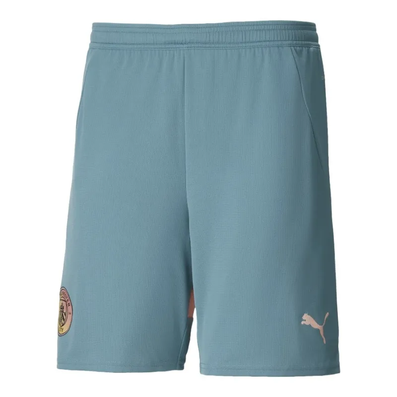 Set della quarta maglia per bambini di Manchester City 2024/25 - Azzurro/Rosa