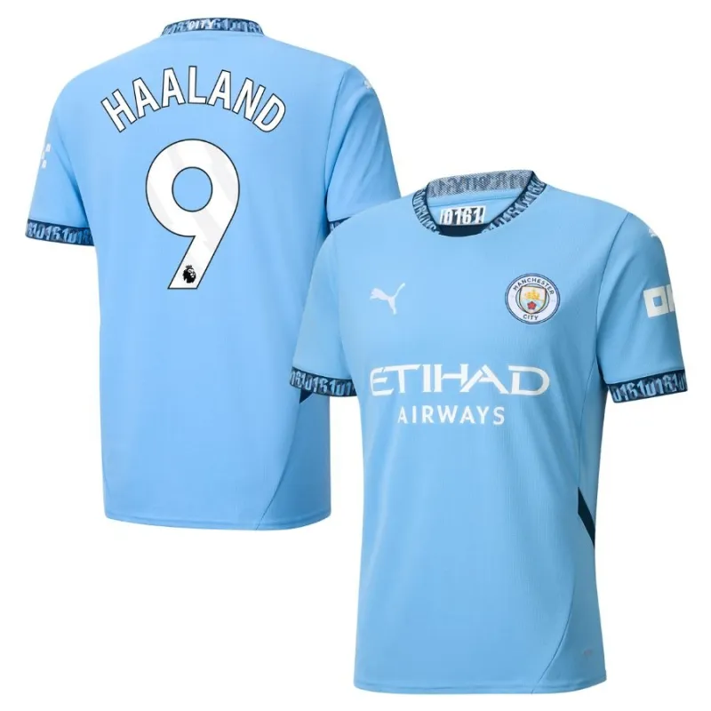 HAALAND Manchester City 2024/25 Home Jersey - Blue