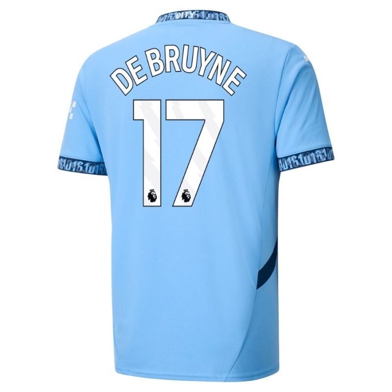 Maillot Manchester City domicile 2024/25 DEBRUYNE - Bleu