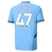 FODEN camiseta de local de Manchester City 2024/25 - Azul
