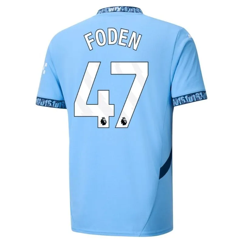 FODEN camiseta de local de Manchester City 2024/25 - Azul