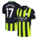 DEBRUYNE Manchester City 2024/25 Away Jersey - Black/Green