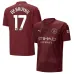 DEBRUYNE Manchester City 2024/25 Third Jersey - Burgundy