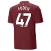 FODEN Tercera camiseta de Manchester City 2024/25 - Borgoña