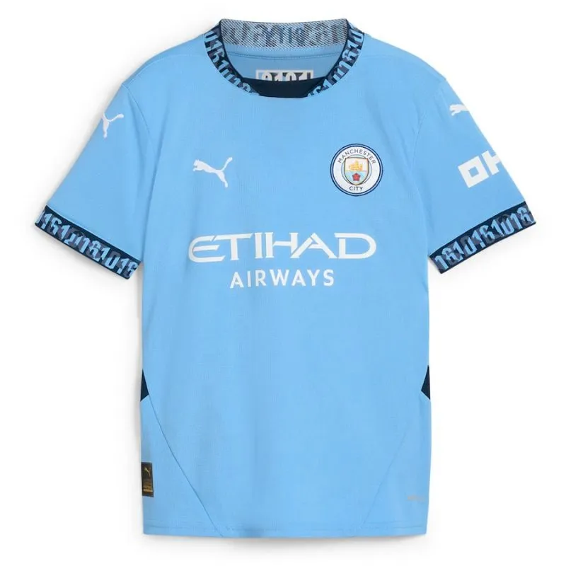 HAALAND Set di maglia per bambini di casa di Manchester City 2024/25 - Blu
