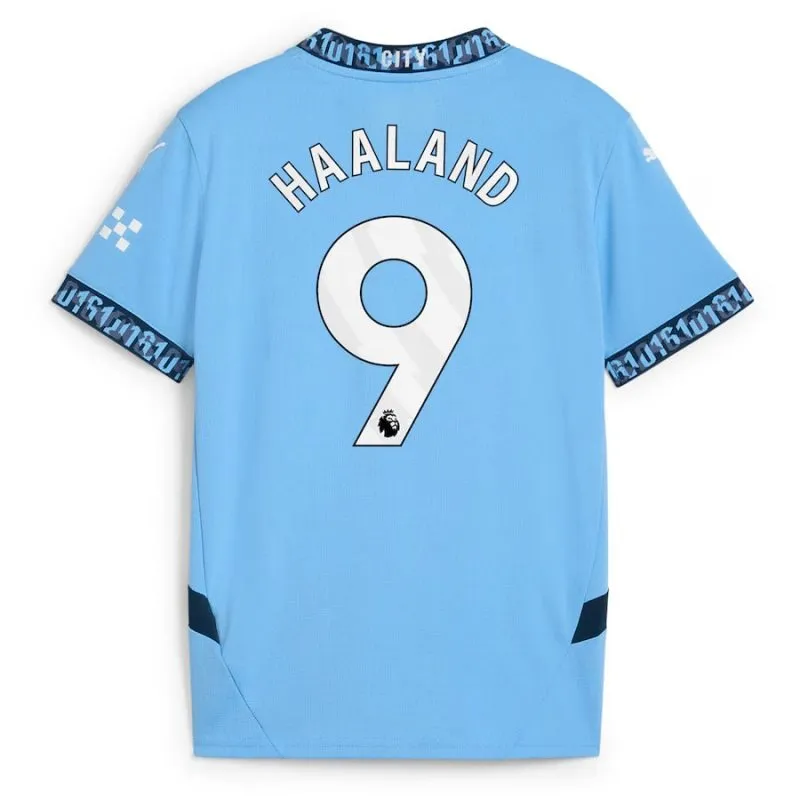 HAALAND Set di maglia per bambini di casa di Manchester City 2024/25 - Blu