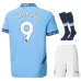 HAALAND Set di maglia per bambini di casa di Manchester City 2024/25 - Blu