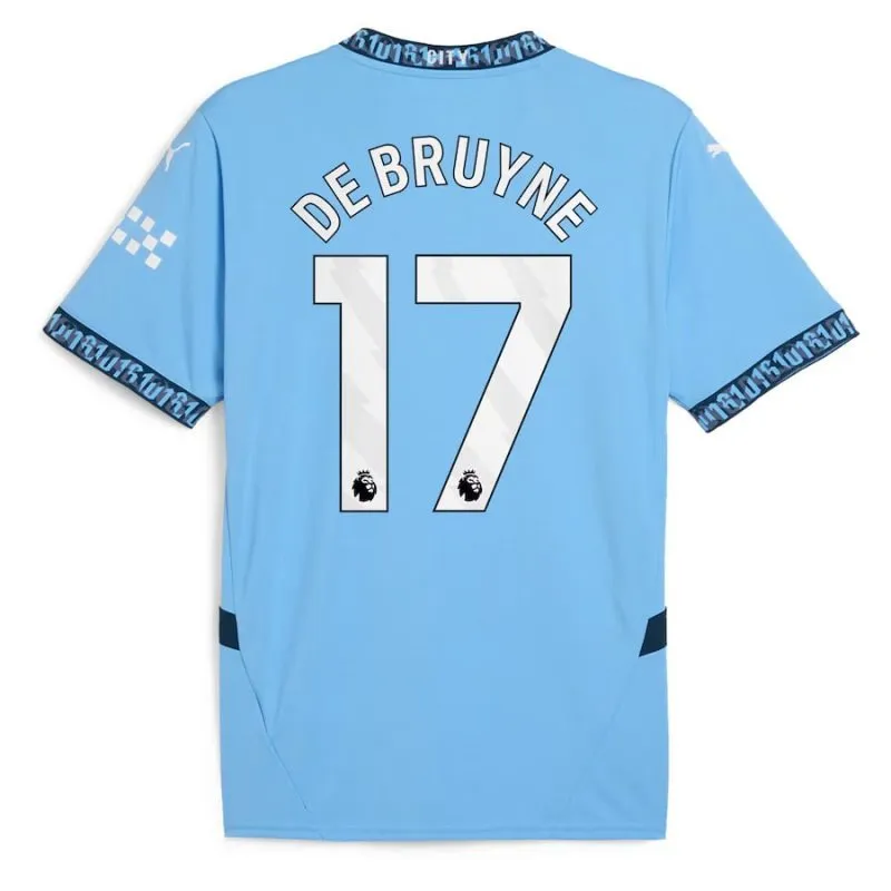 DEBRUYNE Manchester City Kids' Home Jersey Set 2024/25 - Blue