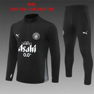 Manchester City 2025/26 Kids Sports Set Black