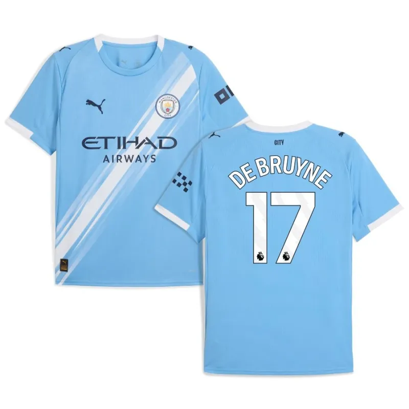 Manchester City DE BRUYNE 2025/26 Home Jersey - Blue