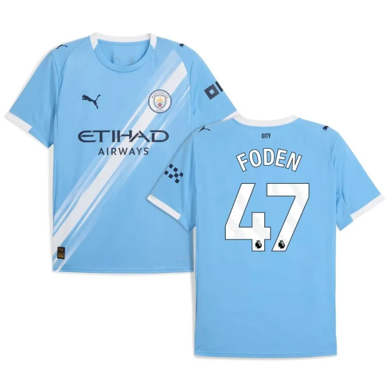 Manchester City FODEN 2025/26 Home Jersey - Blue