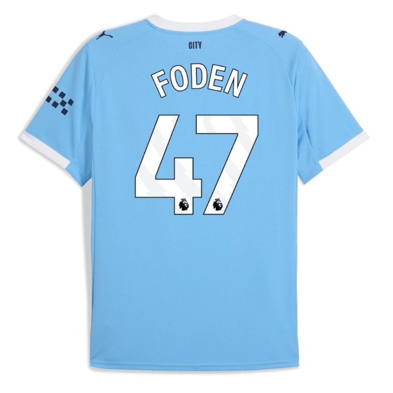 Manchester City FODEN Kinder-Kit 2025/26 Heimspiel - Blau