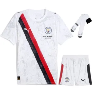 Manchester City FC 2025 FIFA Club World Cup Home Kids' Kit - White