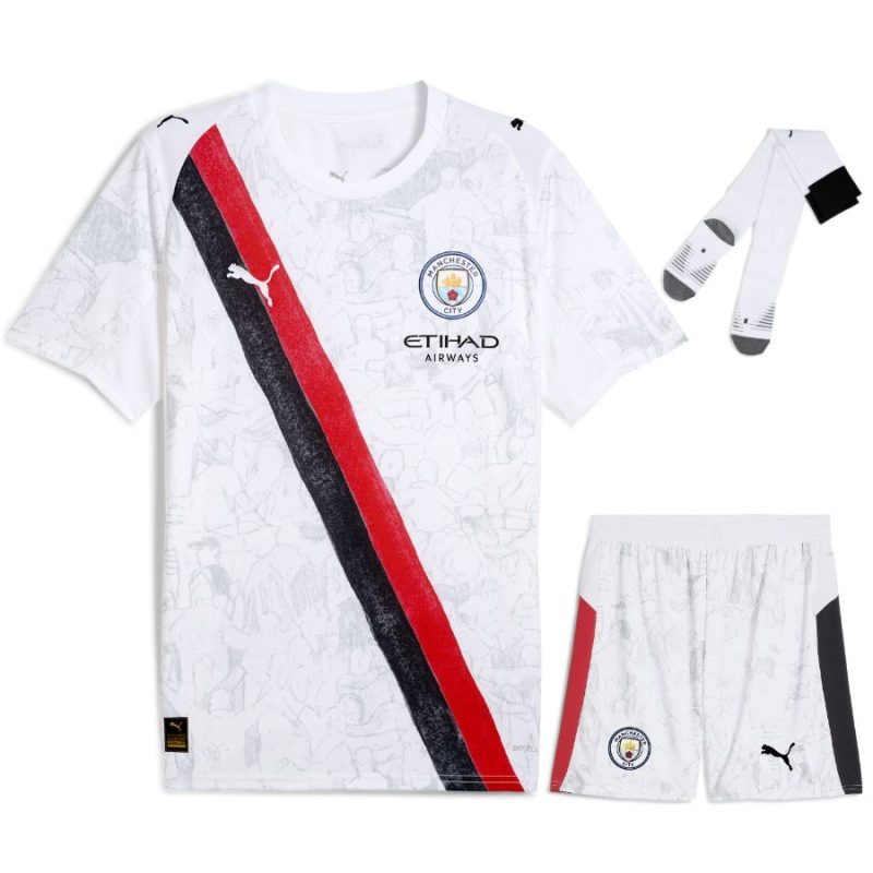 Manchester City FC 2025 FIFA Club World Cup Home Kids' Kit - White