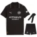 Ensemble de maillot enfant à l'extérieur du Manchester City 2025/26 - Noir