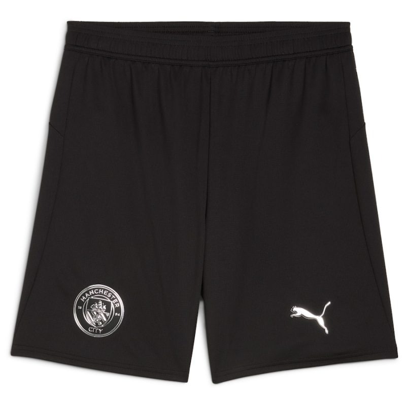 Manchester City 2025/26 Away Shorts - Black
