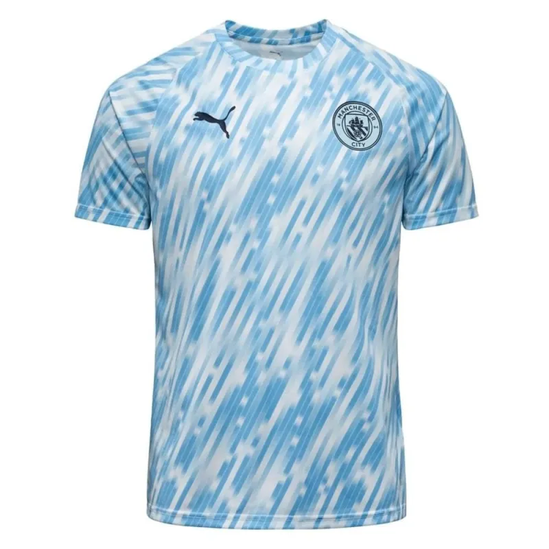 Manchester City 2025/26 Vorspiel-Trikot - Blau