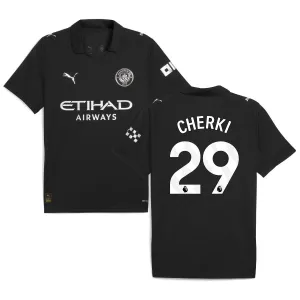 Maglia in trasferta di Cherki per il Manchester City 2025/26 - Nero