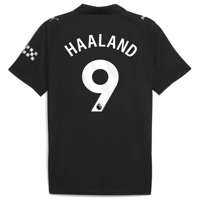 Camiseta fuera de casa de HAALAND del Manchester City 2025/26 - Negro