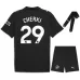 Manchester City CHERKI 2025/26 Away Kids' Jersey Set - Black
