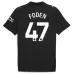 Set de camiseta infantil fuera de casa de FODEN del Manchester City 2025/26 - Negro