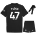 Set de camiseta infantil fuera de casa de FODEN del Manchester City 2025/26 - Negro